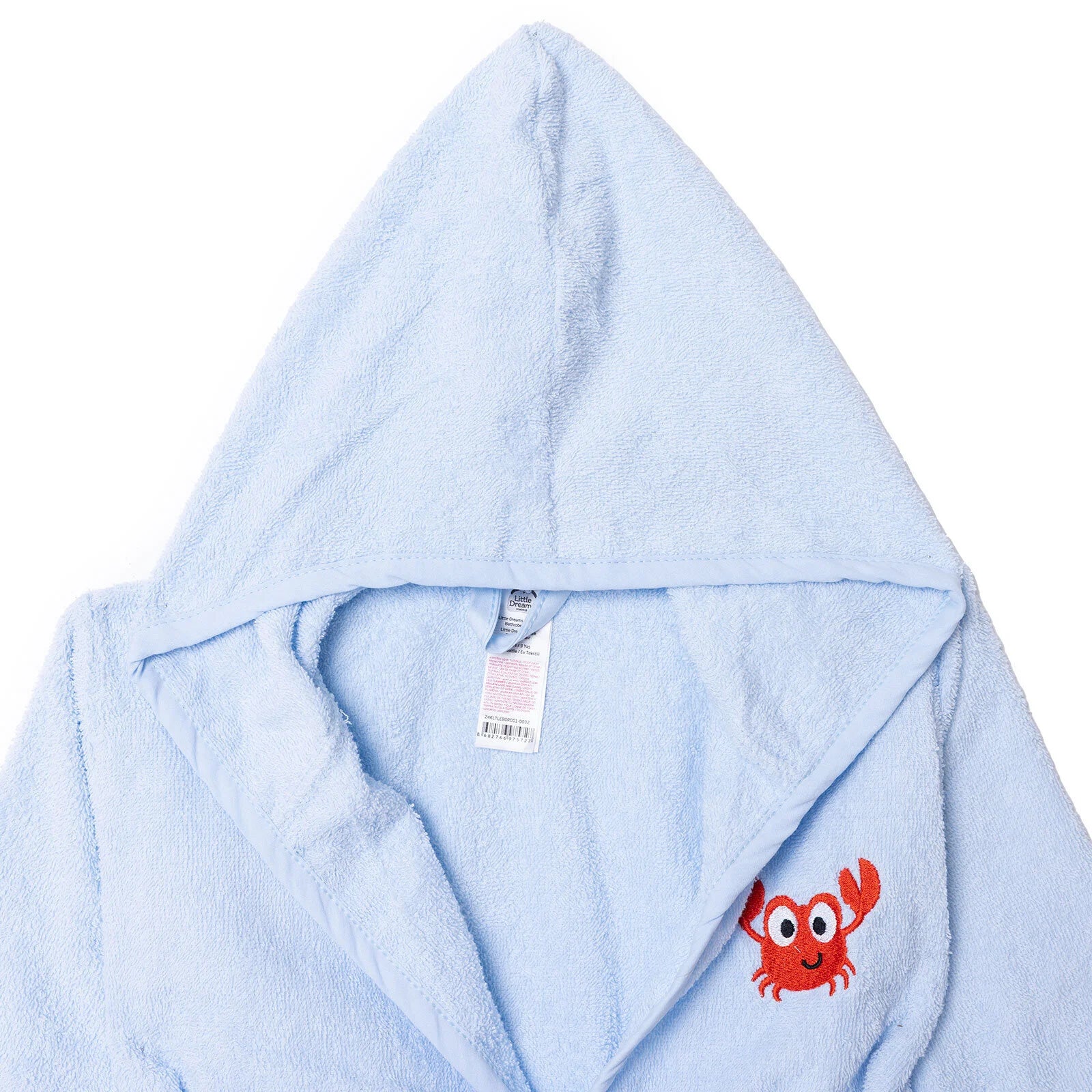 Little Dreams Boy Baby Bathrobe - Blue - ebebek - Black Friday
