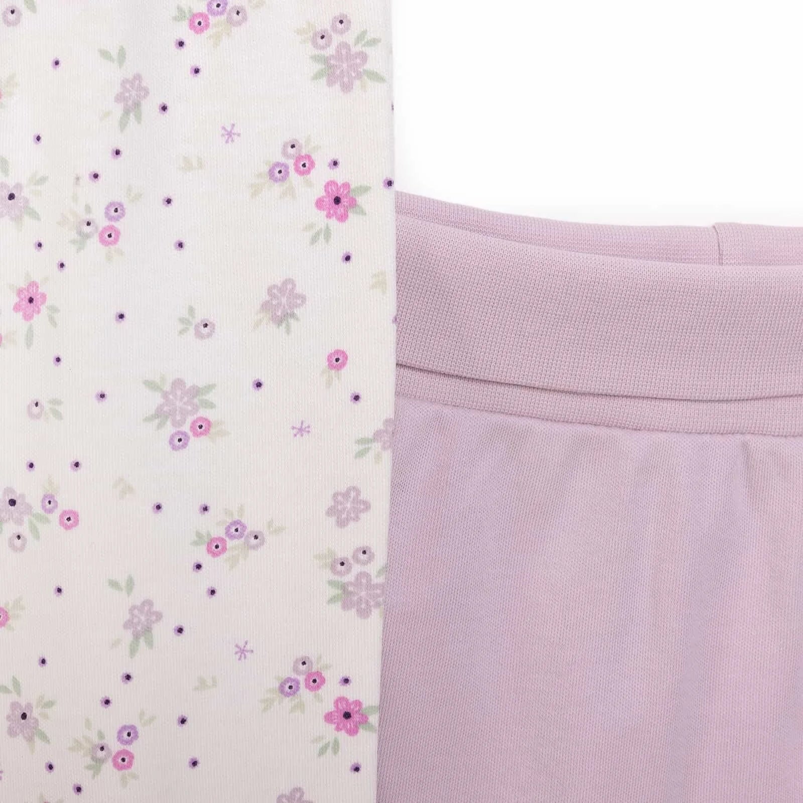 HelloBaby Girl 2 Piece Footed Bottom - Purple - ebebek - Black Friday