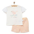 Bebetto Cute Fairy Girl Tshirt - Short - Ecru - ebebek - Black Friday