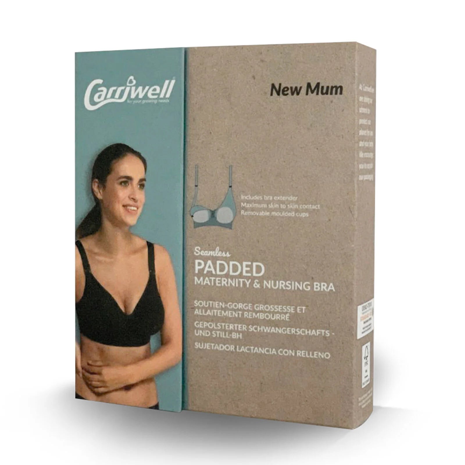 Carriwell Padded Maternity & Nursing Bra - White - ebebek - Black Friday