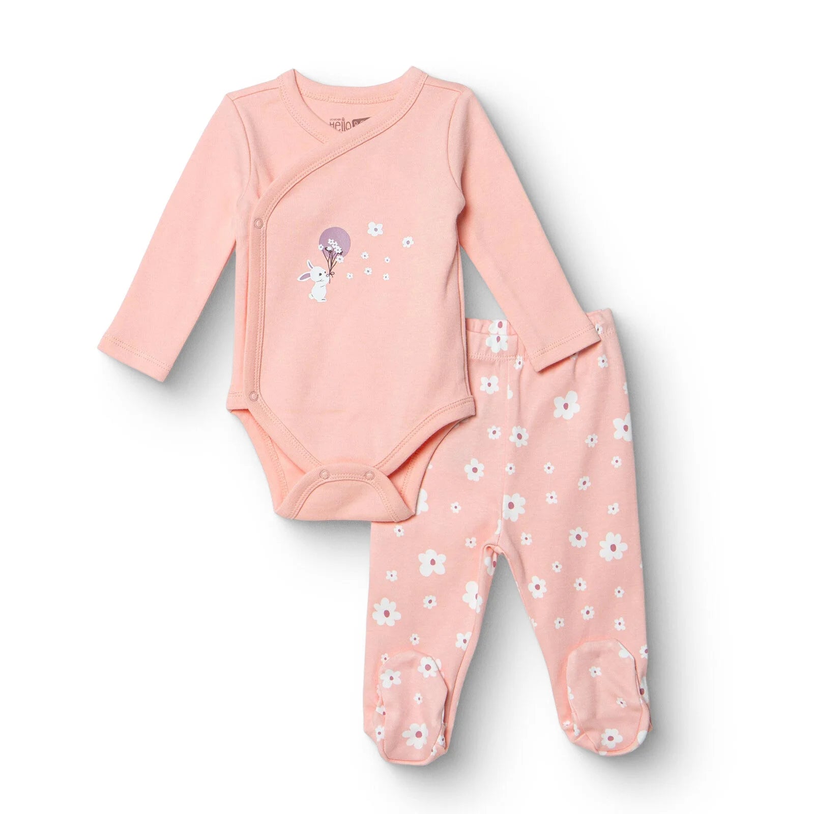 HelloBaby Newborn Body - Footed Bottom - Pink - ebebek - Black Friday