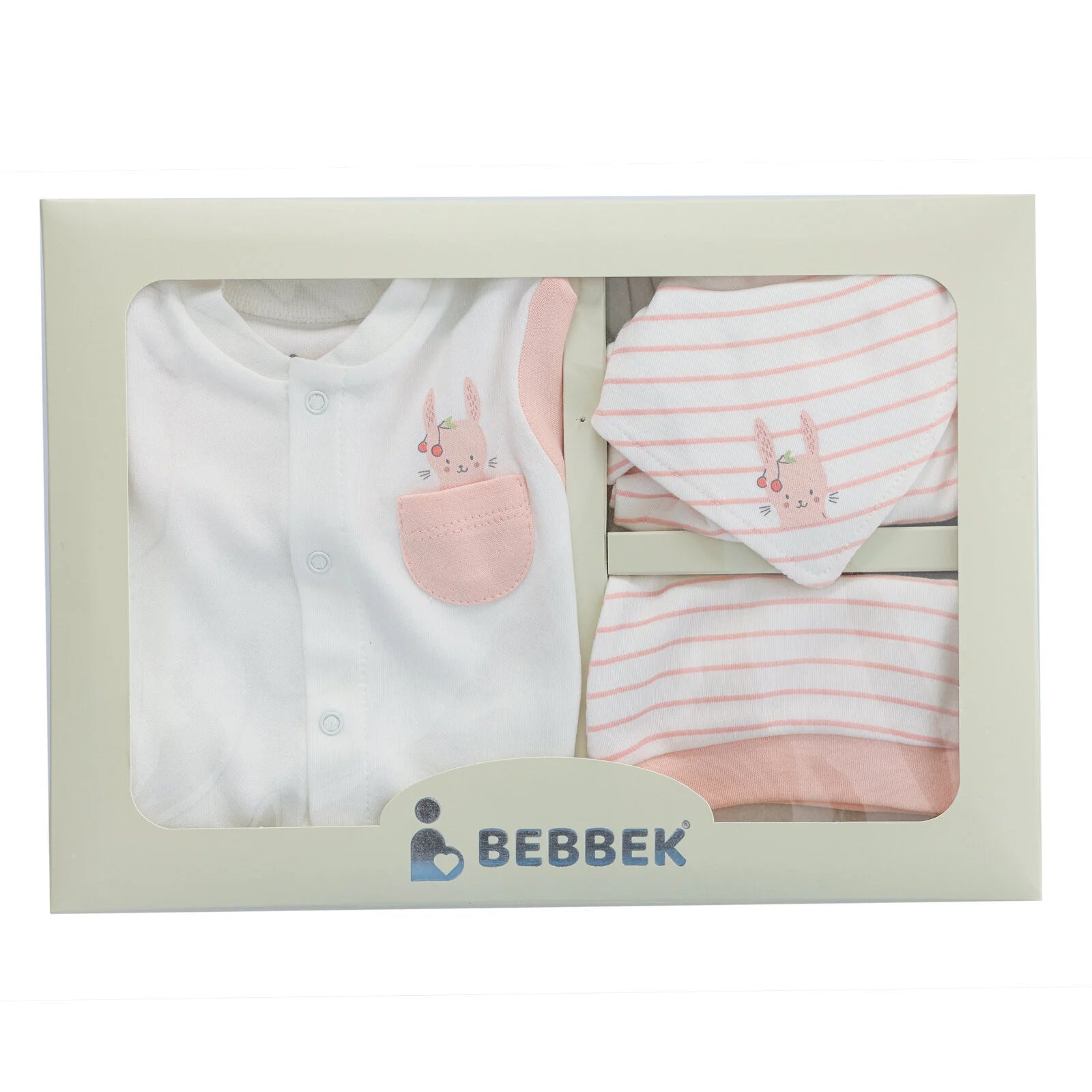 Bebbek Baby Girl 5 Pcs Newborn Gift Starter Set - Pink - ebebek - Black Friday