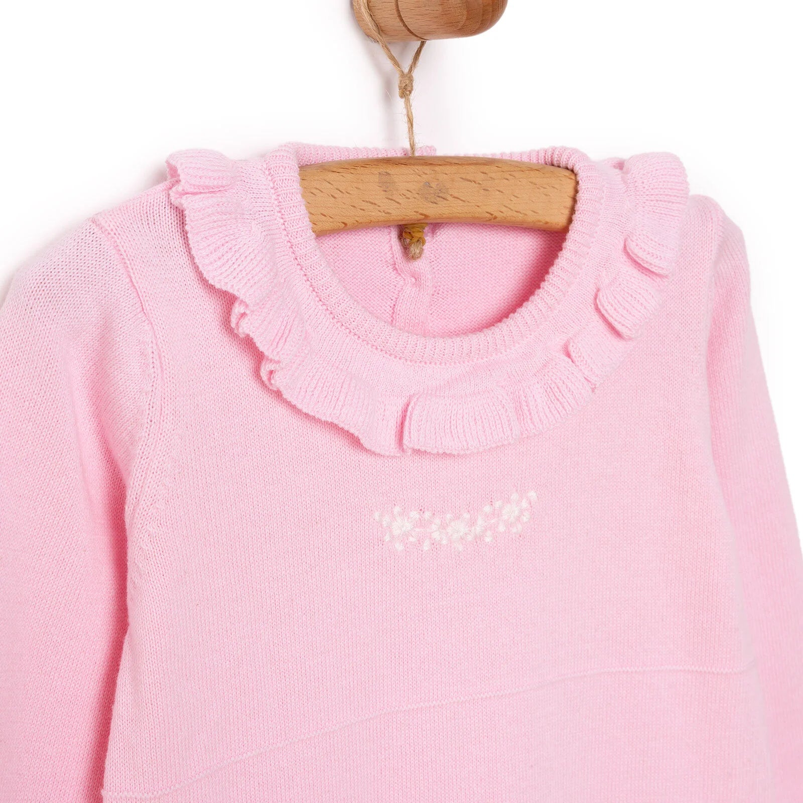 HelloBaby Newborn Girl Knit Jumpsuit - Pink - ebebek - Black Friday