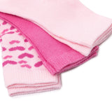 Baby Girl 3 - Pack Ankle Socks Heart Print - Pink Printed Pink Printed - ebebek