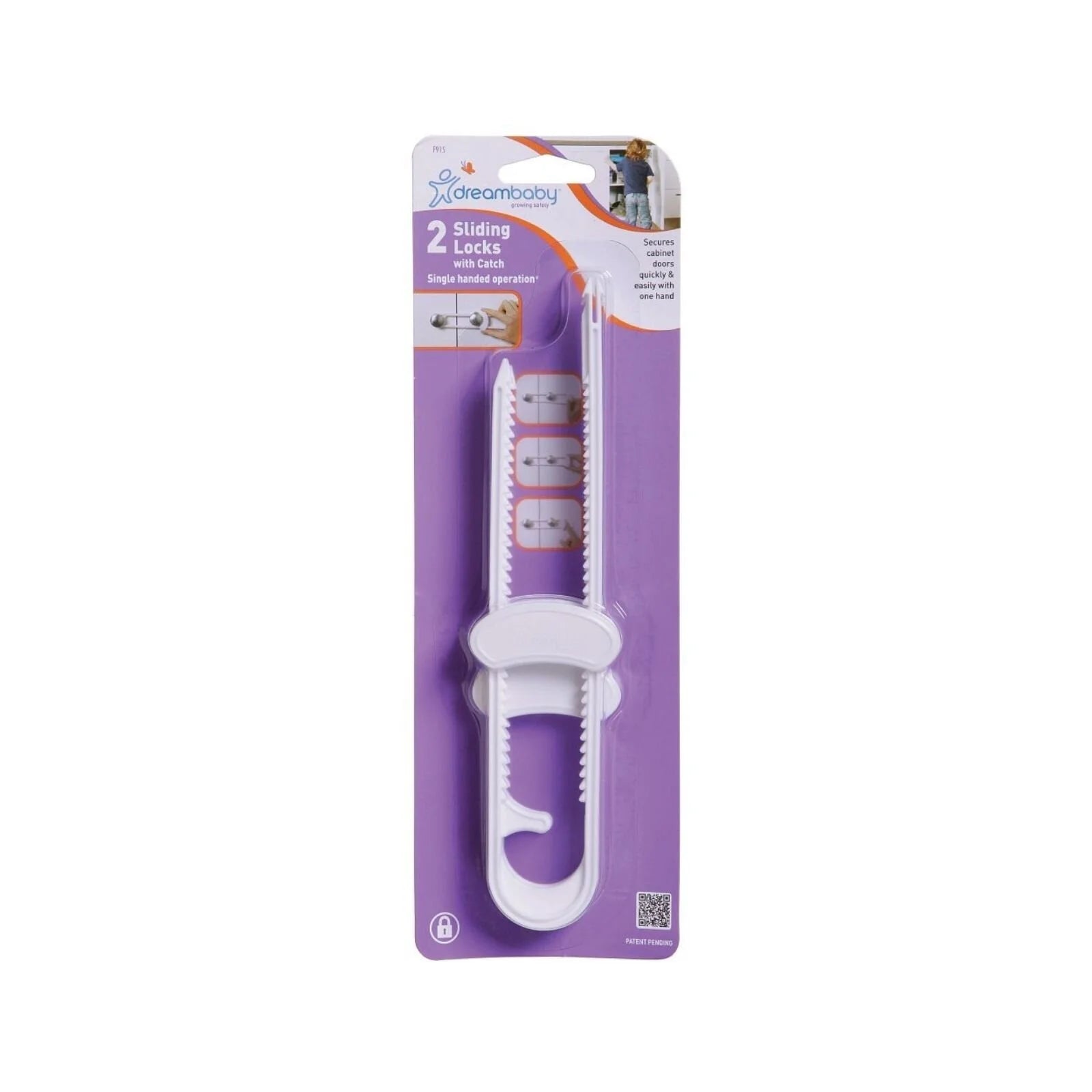 Dreambaby Sliding Cabinet Lock - White - ebebek - Black Friday