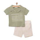 Bebetto Good Adventure Boy Tshirt - Short - Khaki - ebebek - Black Friday