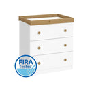 Shefa Kids 888 Changing Dresser - White/Oak - ebebek - Black Friday