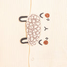 Bebetto Newborn Organic Little Lamp Footed Jumpsuit - Ecru - ebebek - Black Friday