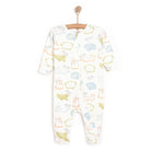 HelloBaby Newborn Boy Footed Jumpsuit - Ecru - ebebek - Black Friday