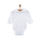HelloBaby Unisex White Long Sleeve Bodysuits 12 Pack - White