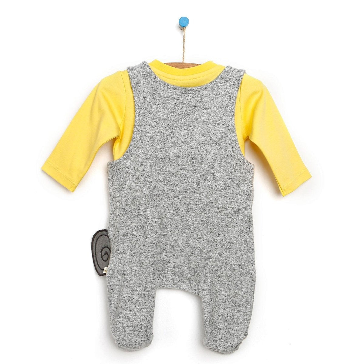 For My Baby Newborn Wild Overalls - Sweatshirt - Grey Melange - ebebek - Black Friday