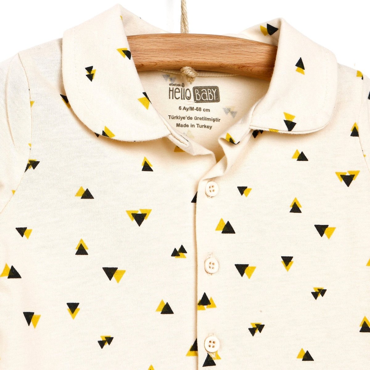 HelloBaby Basic Baby Boy Pyjamas Set - Ecru - ebebek - Black Friday