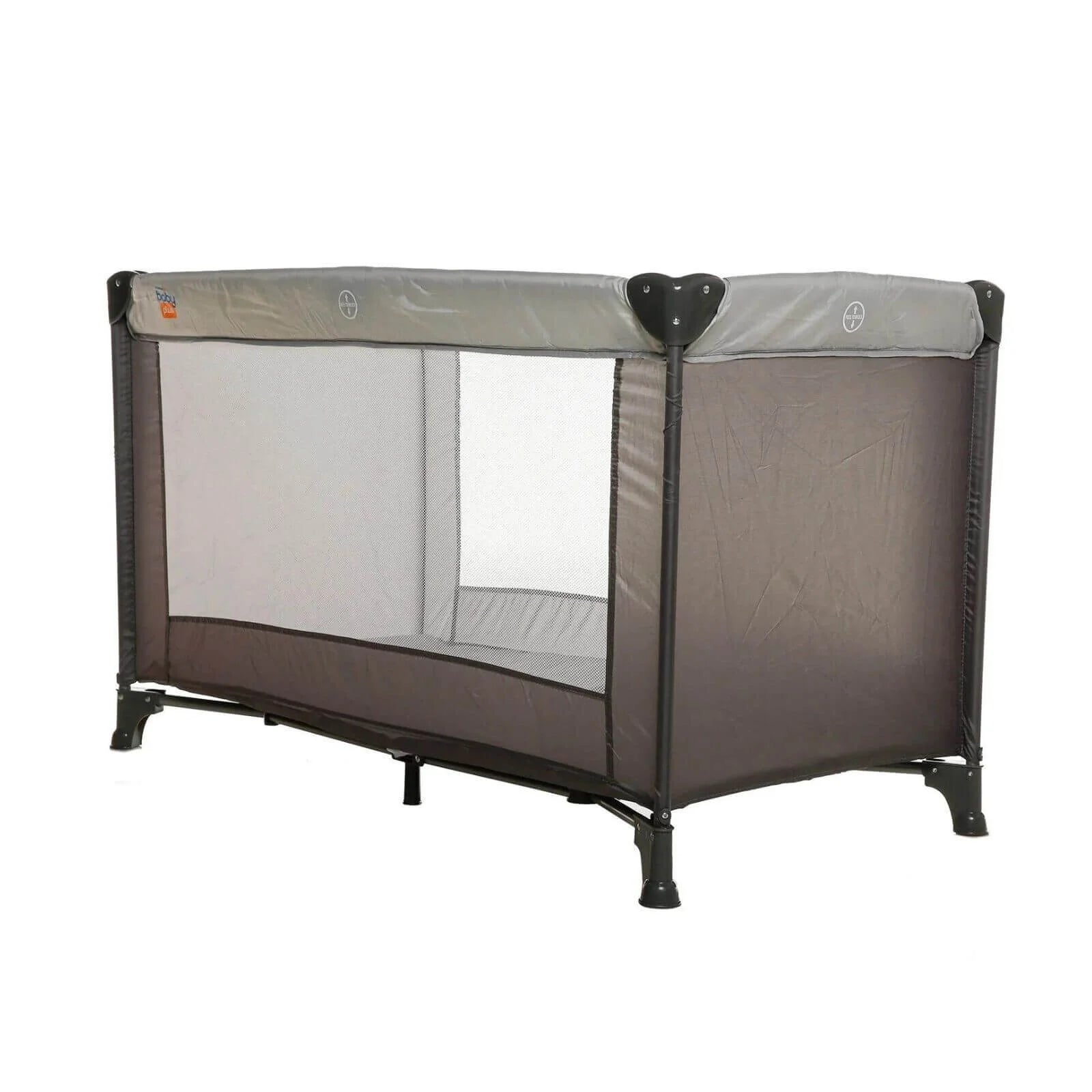 baby plus Eco Baby Travel Cot Grey ebebek