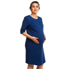 baby mom Maternity Dress - Navy Blue - ebebek - Black Friday