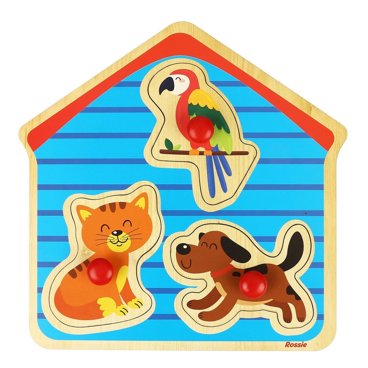 Rossie Wood First Puzzle - Pets - ebebek - Black Friday