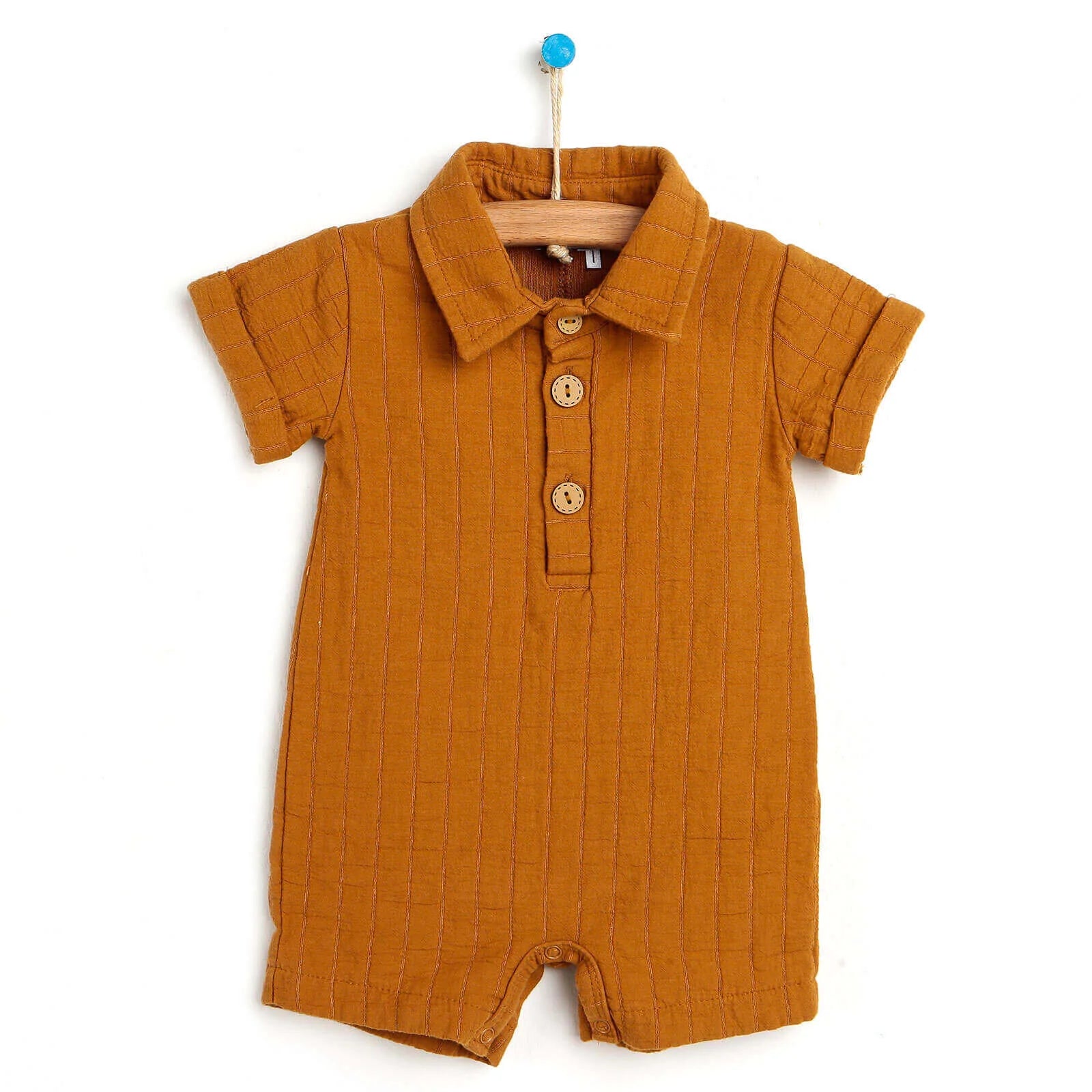 HelloBaby Newborn Short Overalls - Ginger - ebebek - Black Friday