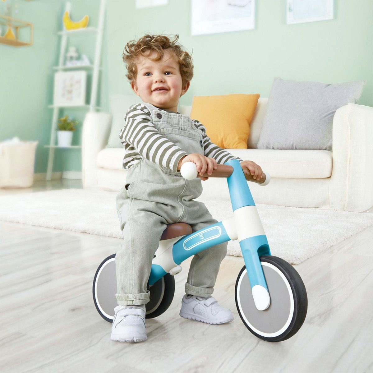 Hape First Ride Toddler Balance Bike, Blue - ebebek - Black Friday