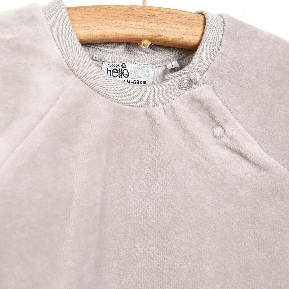 HelloBaby Basic Velvet Sweatshirt - Jogger - Brown - ebebek - Black Friday