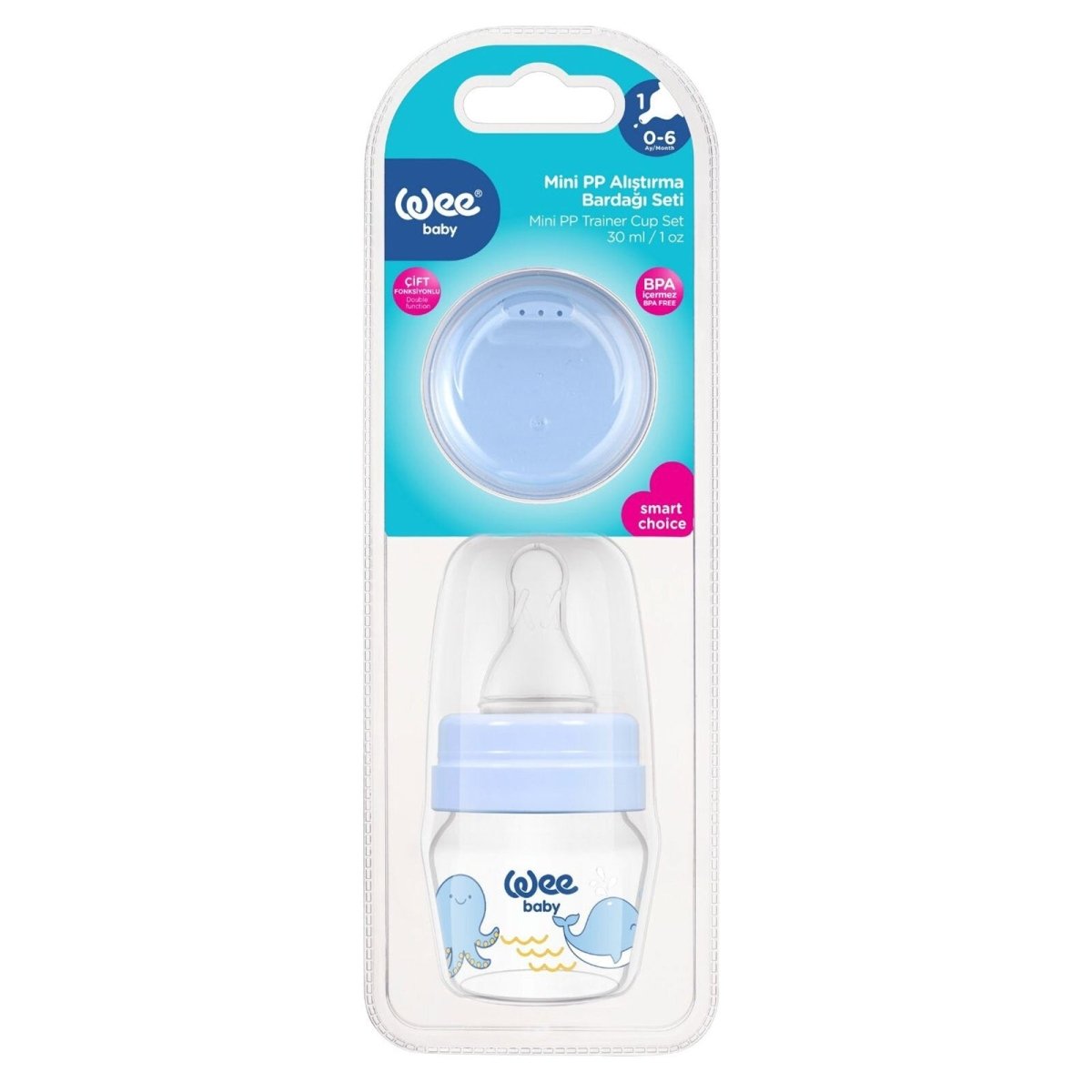 Wee Baby Double Function Mini PP Training Cup Set 30ml - ebebek - Black Friday