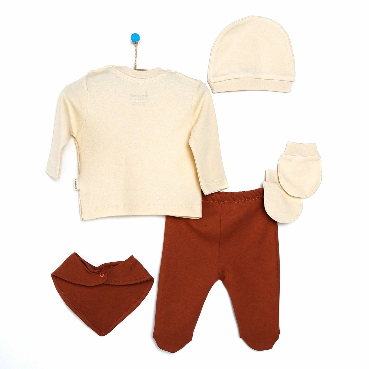 Bebbek Baby Boy 5 Pcs Newborn Starter Set - Mink - ebebek - Black Friday