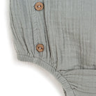 HelloBaby Newborn Muslin Romper - Light Green - ebebek - Black Friday