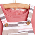 Cassiope Soil Short Dungaree - T-shirt - Orange - ebebek - Black Friday