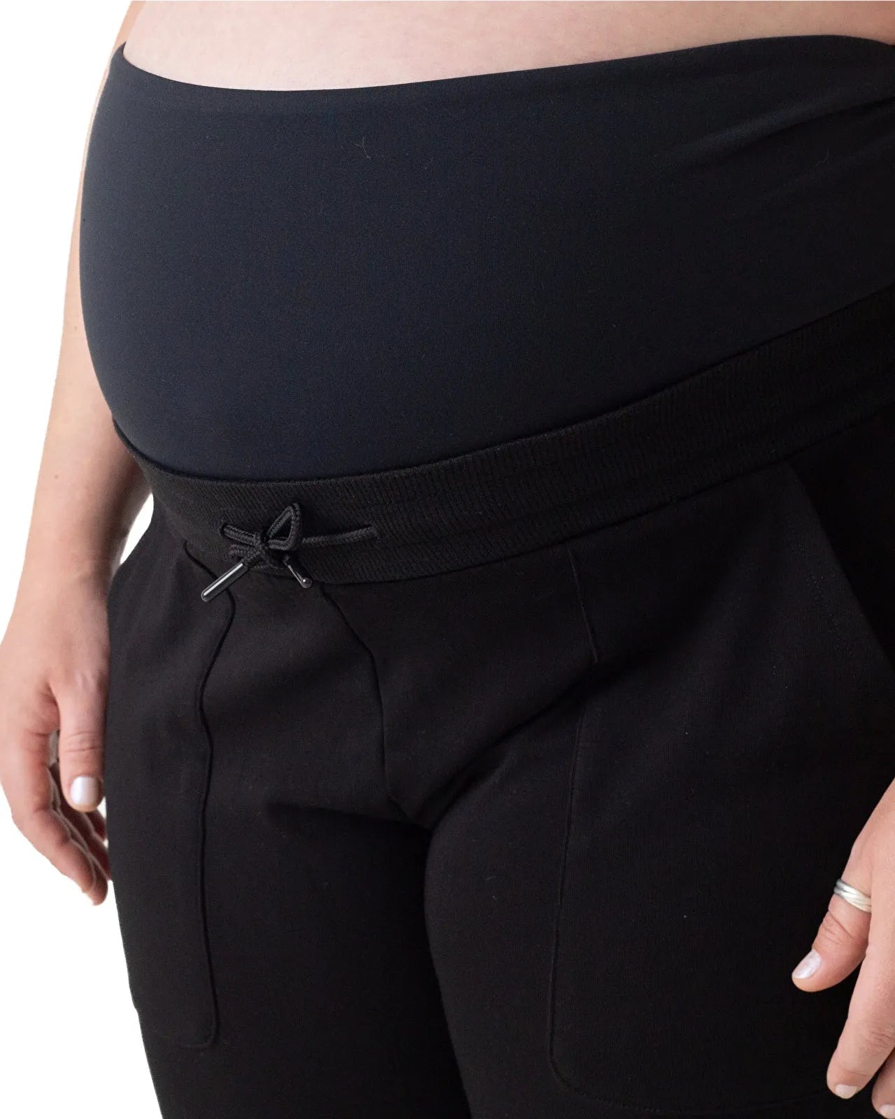 Latched Maternity & Postnatal Jogging Bottoms - Black - ebebek - Black Friday