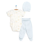 Bebetto Newborn Body - Footed Bottom - Hat - Blue - ebebek - Black Friday