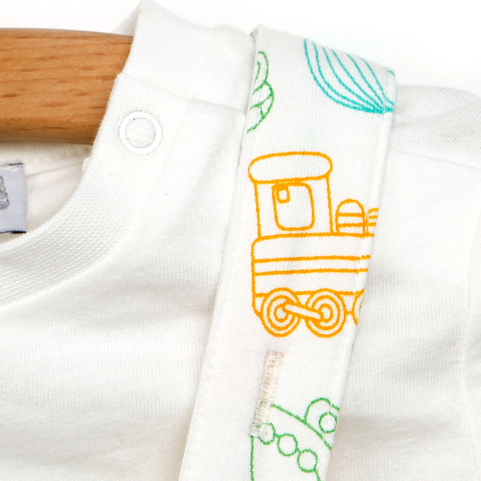 HelloBaby Basic Baby Boy Vehicle Pattern - White - ebebek - Black Friday