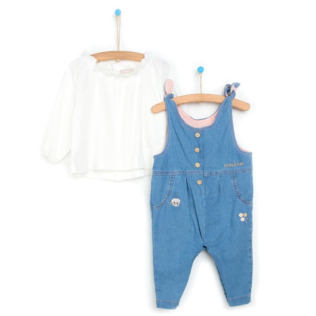Cassiope Overall Shorts - Sweatshirt - Blue - ebebek - Black Friday