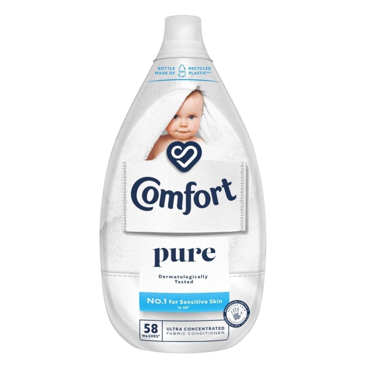 Comfort Pure Fabric Conditioner Ultimate Care 58 Washes 870ml - ebebek - Black Friday