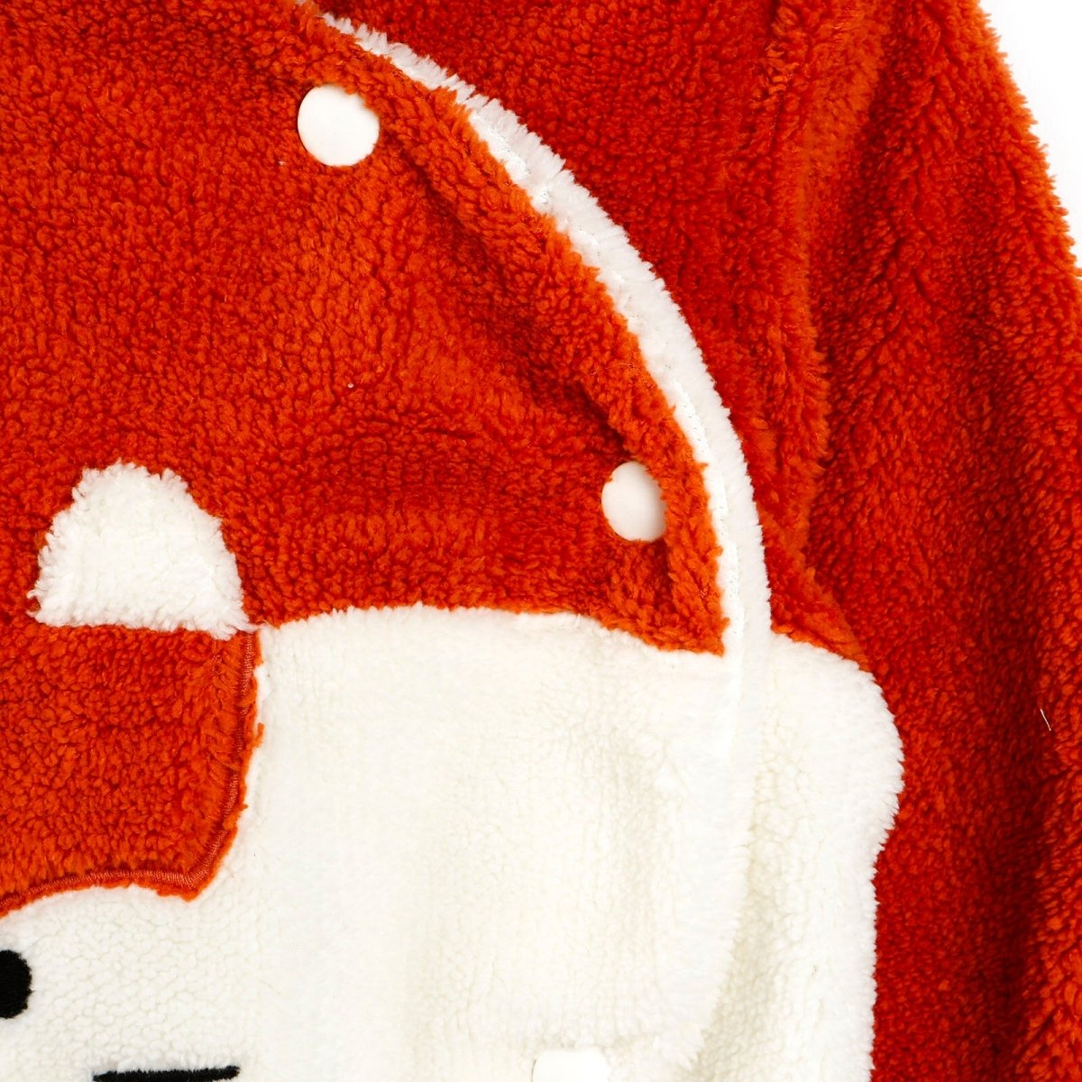 Midimod Newborn Fox Welsoft Footed Jumpsuit - Orange - ebebek - Black Friday