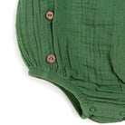 HelloBaby Newborn Muslin Romper - Green - ebebek - Black Friday