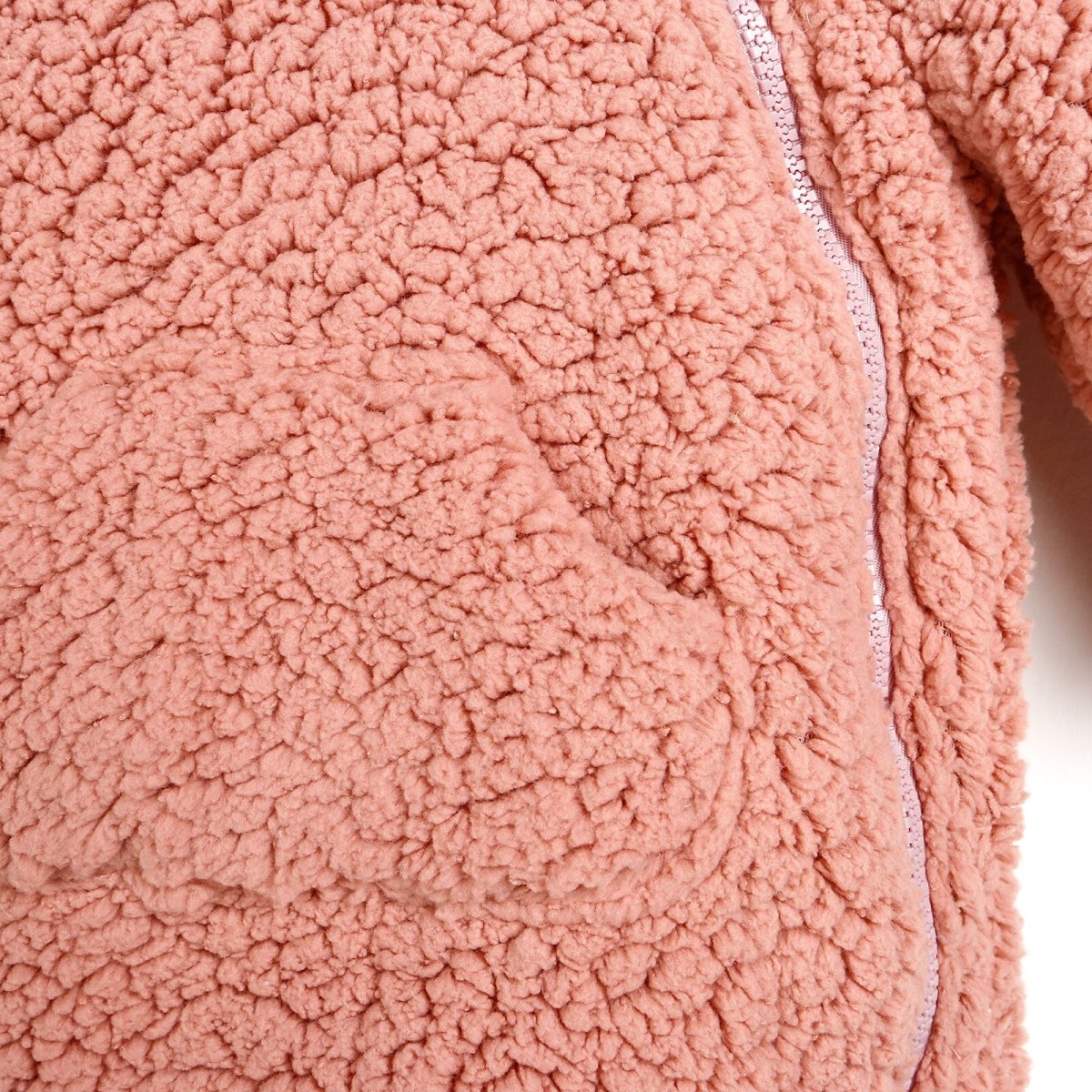 Midimod Newborn Rabbit Ear Welsoft Footed Jumpsuit - Light Rose - ebebek - Black Friday