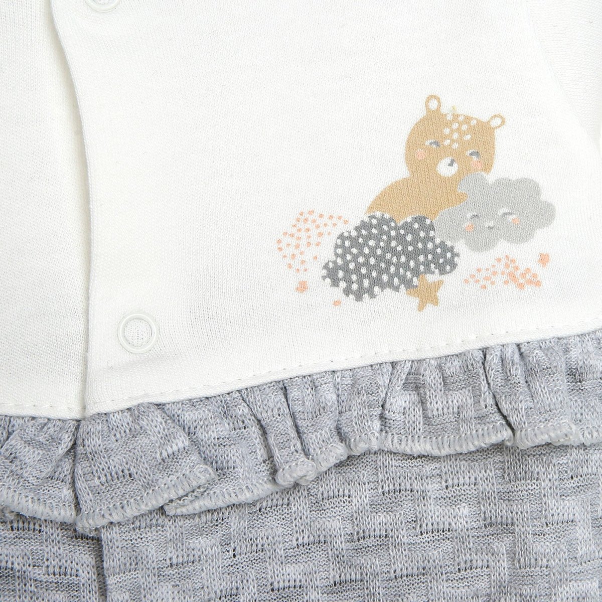 Bebbek Baby Girl 5 Pcs Newborn Gift Starter Set - Snow Melange - ebebek - Black Friday