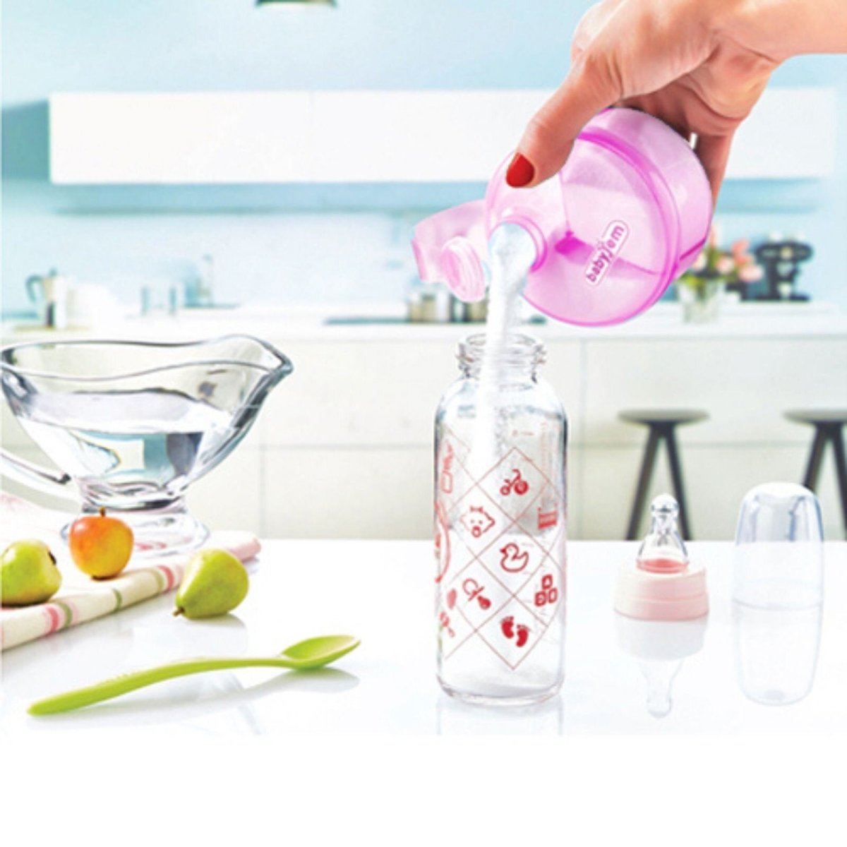 Babyjem Formula Dispenser - Pink - ebebek - Black Friday