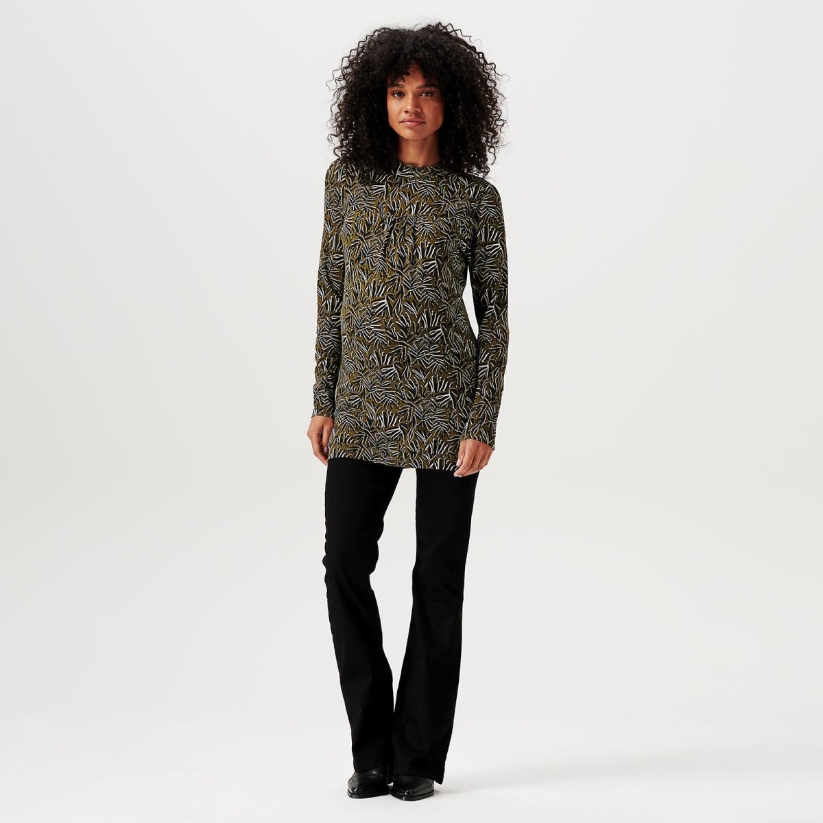 Noppies Pants Fenne Over The Belly Flared - Black - ebebek - Black Friday