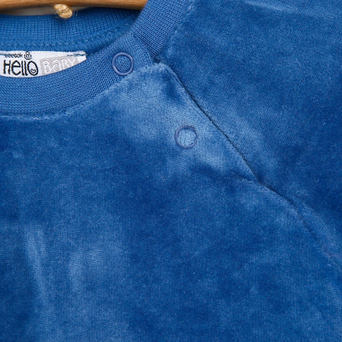 HelloBaby Basic Velvet Sweatshirt - Jogger - Indigo - ebebek - Black Friday
