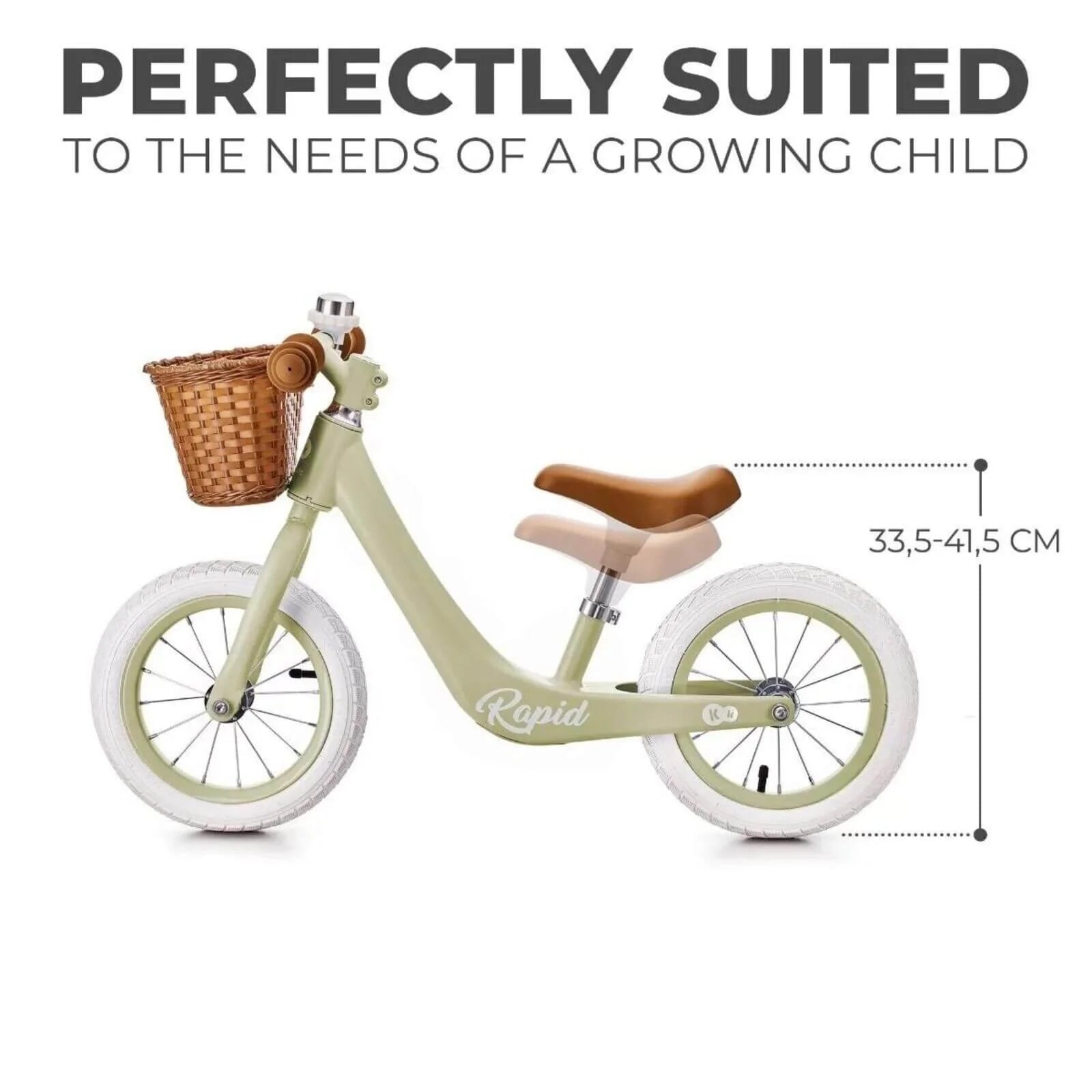 Kinderkraft Rapid 2 Balance Bike Green Kids Bikes ebebek