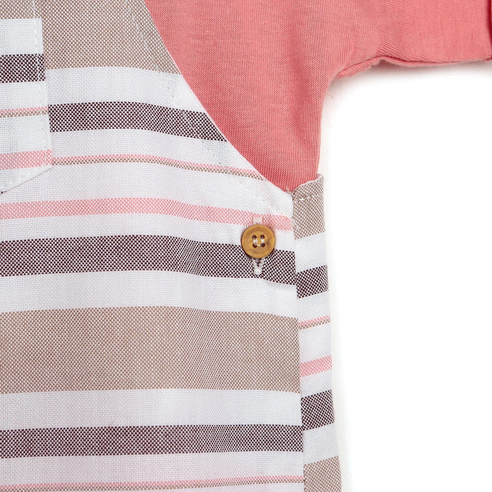 Cassiope Soil Short Dungaree - T-shirt - Orange - ebebek - Black Friday