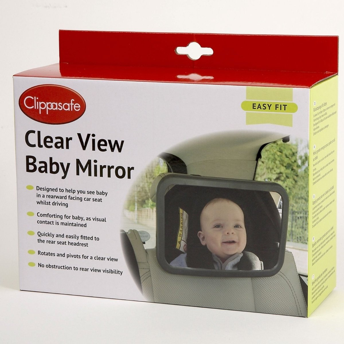 Clippasafe Clear View Car Mirror - ebebek - Black Friday