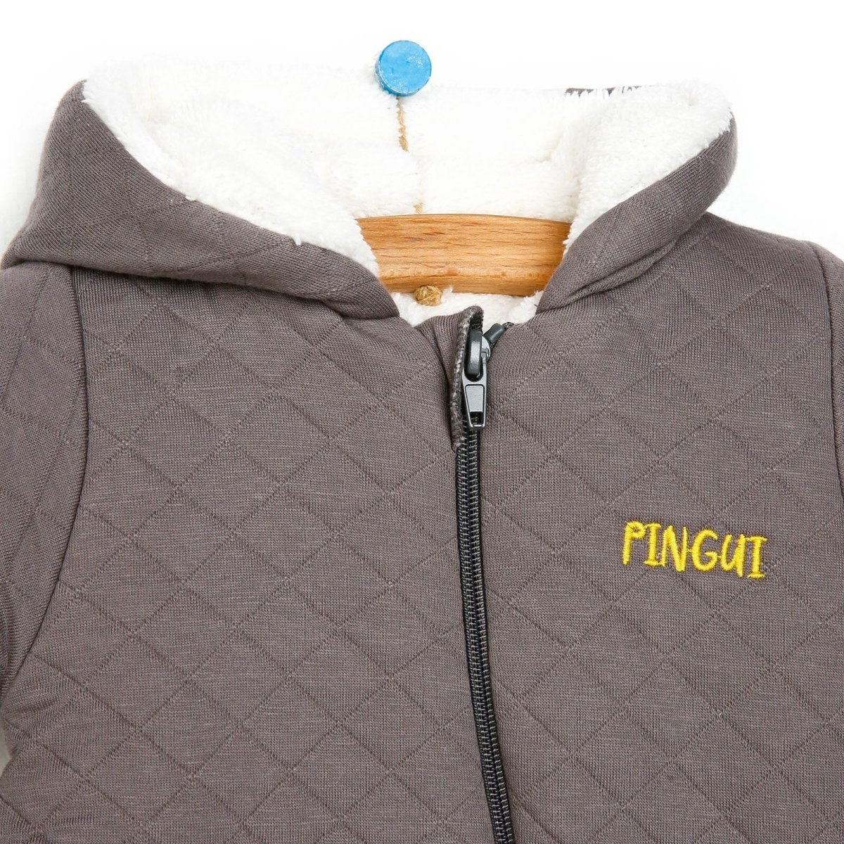 Bebetto Welsoft Footed Jumpsuit - Grey - ebebek - Black Friday