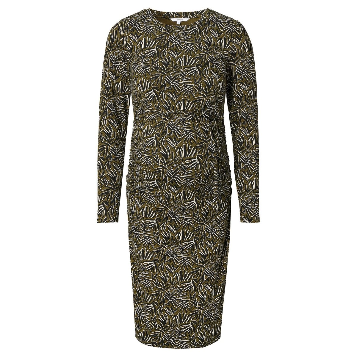 Noppies DreShort Sleeve Paoli Long Sleeve Allover Print - Dark Olive - ebebek - Black Friday