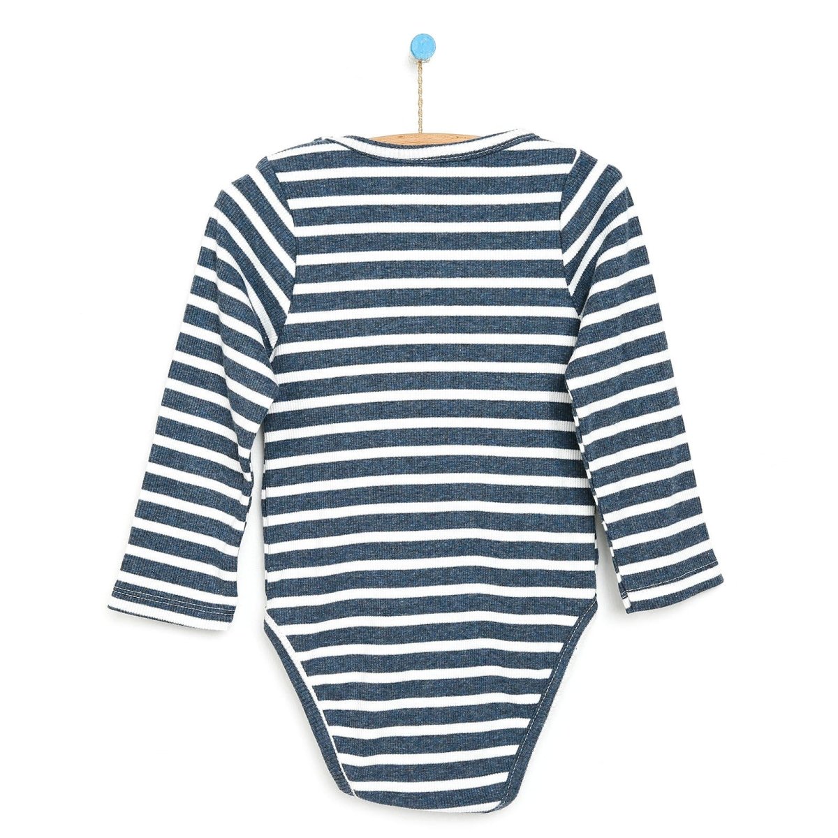 Newborn Fashion Club Long Sleeve Bodysuit - Indigo - ebebek - Black Friday