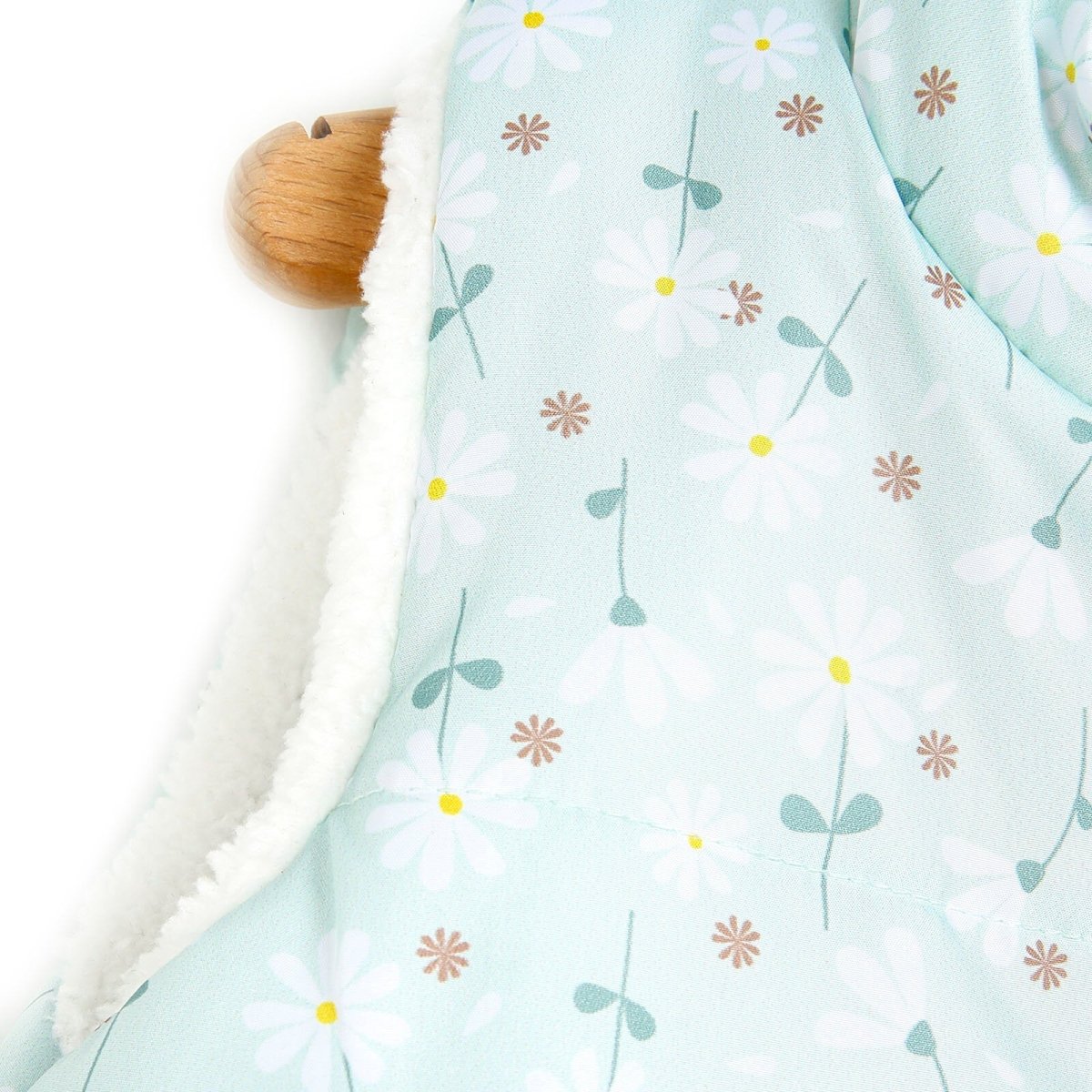 BabyZ Winter Girl Daisy Inflatable Vest - Light Green - ebebek - Black Friday