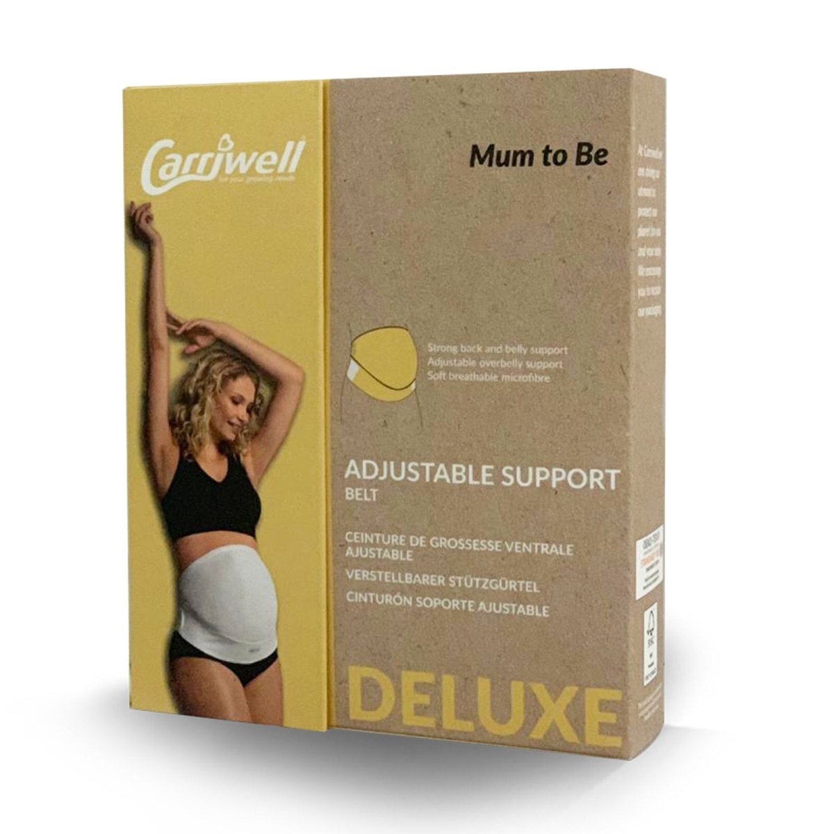 Carriwell Adjustable Support Belt - Black - ebebek - Black Friday