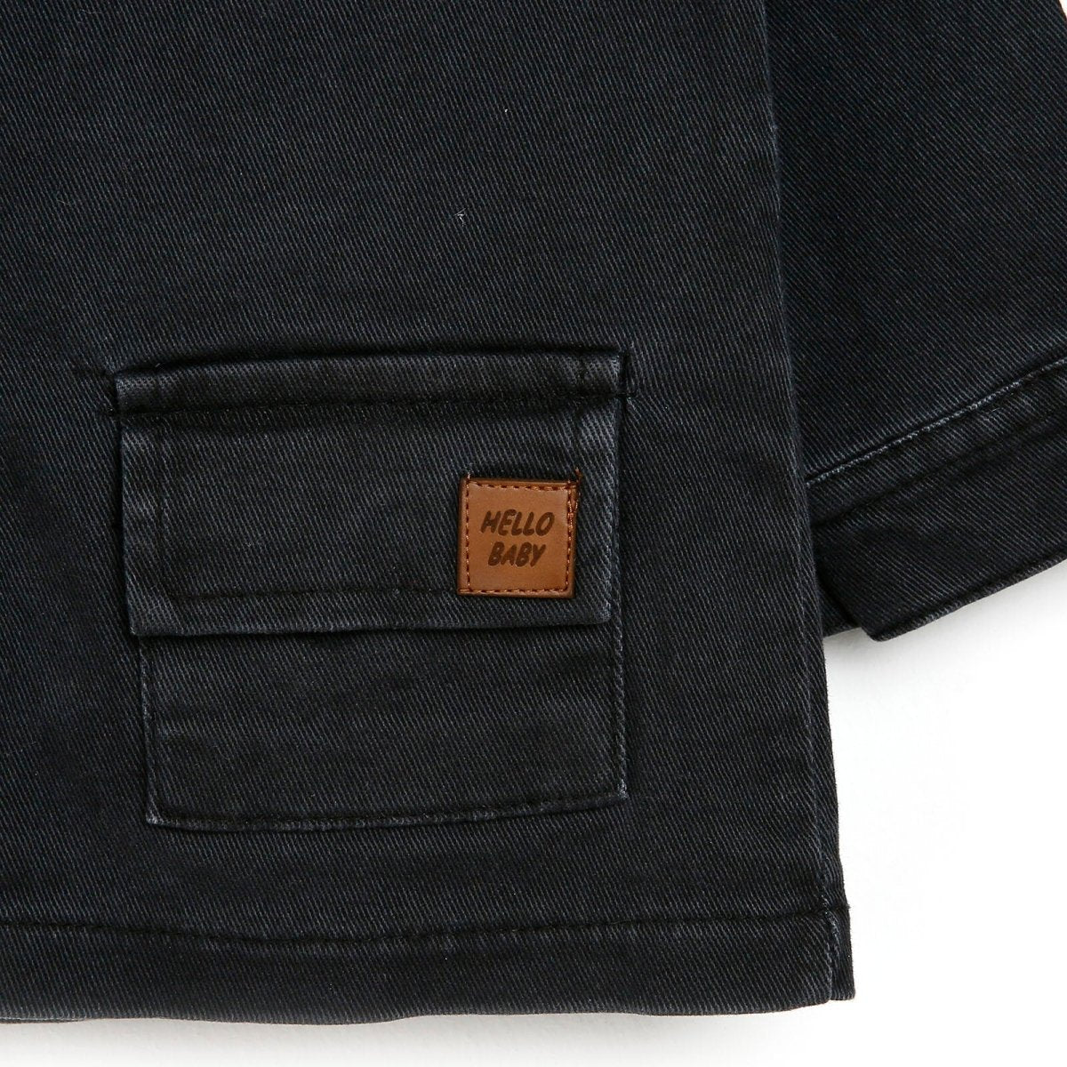 HelloBaby Basic Baby Boy Gabardine Jacket - Anthracite - ebebek - Black Friday