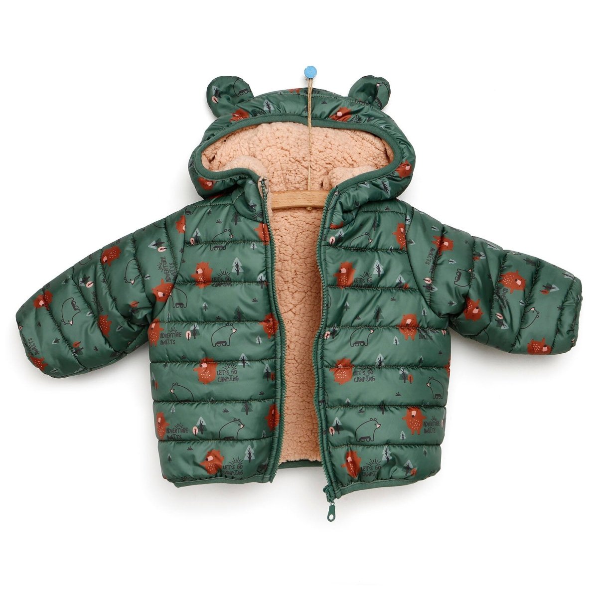 HelloBaby Boy Coat - Dark Green - ebebek - Black Friday