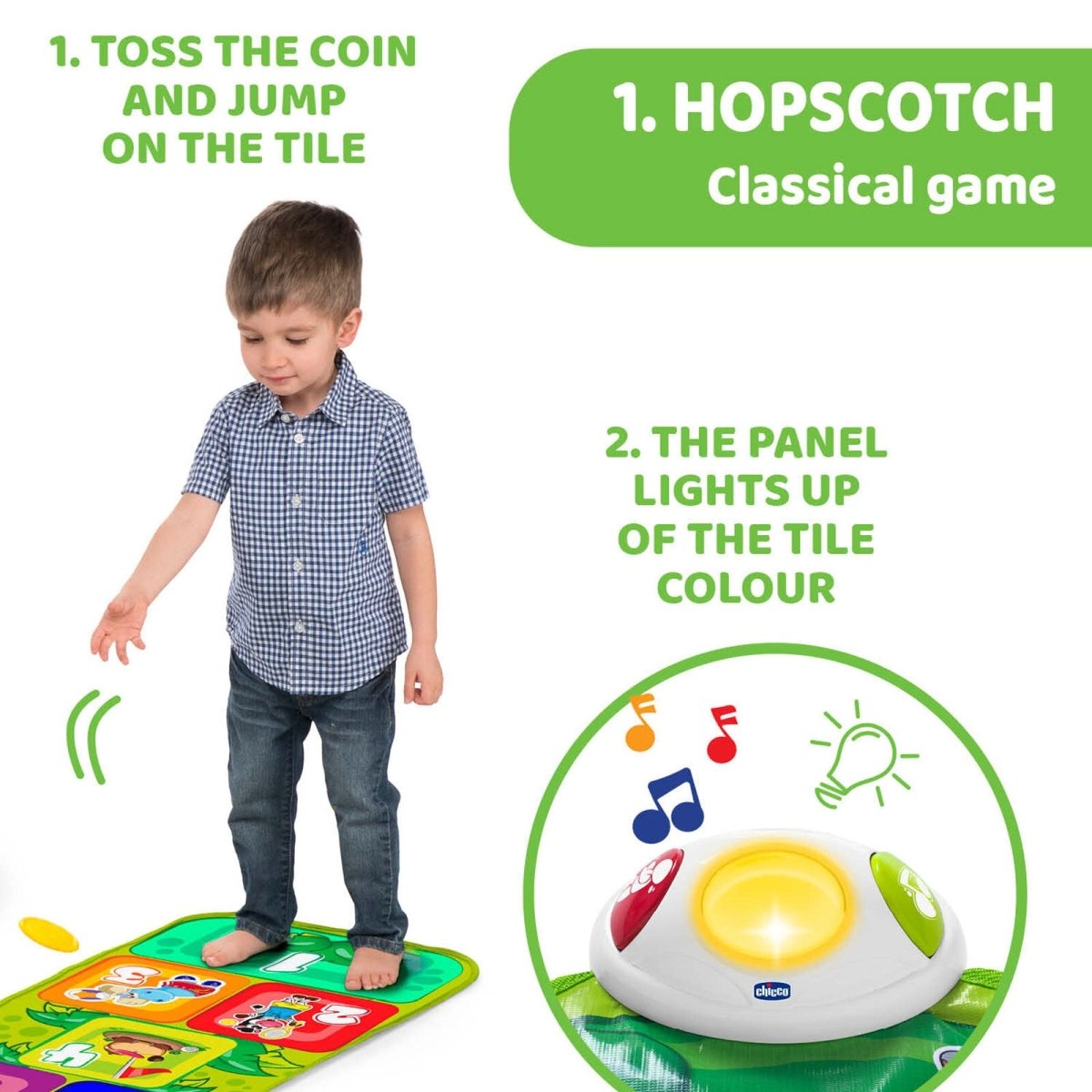 Chicco Jump & Fit Playmat Hopscotch - ebebek - Black Friday