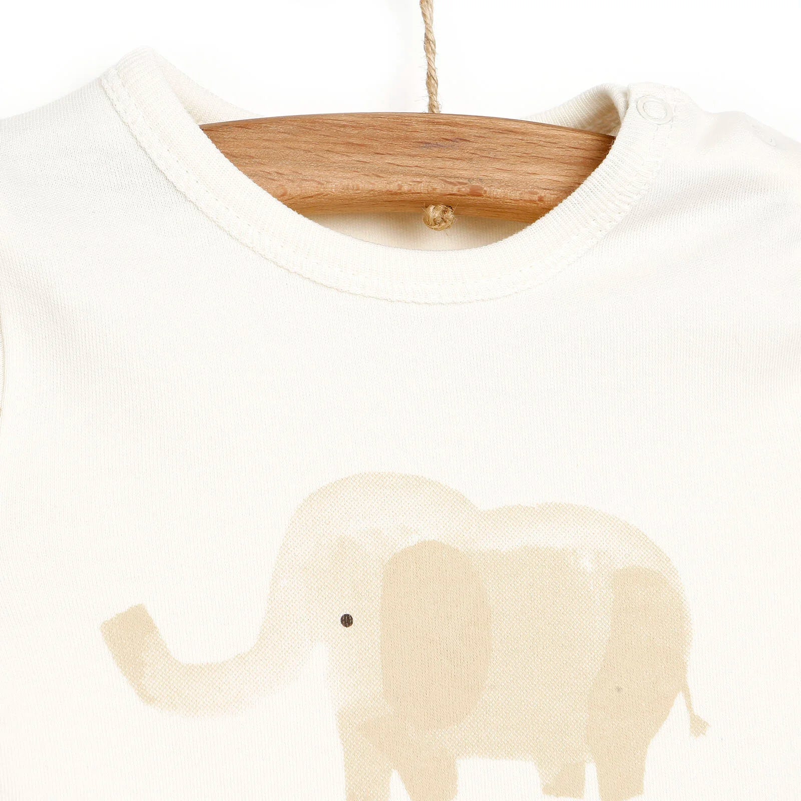 Bebetto Newborn Tshirt - Short - Ecru - ebebek - Black Friday